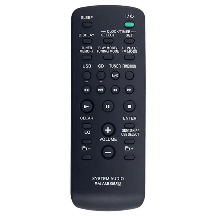 Télécommande RM-AMU053 compatible avec Sony Audio HCD-GTR33 HCD-GTR55 HCD-GTR555 HCD-GTR7 HCD-GTR8 HCD-GTR88 HCD-GTR8B