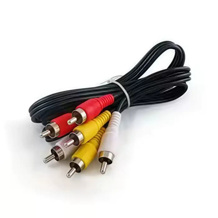 Câble AV composite 3 RCA vers 3 RCA