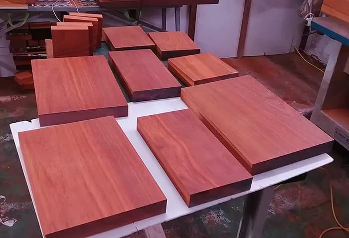 Padauk Amplificateur à tube audio HiFi en bois massif de palissandre Lecteur CD Racks étagère amortisseur
