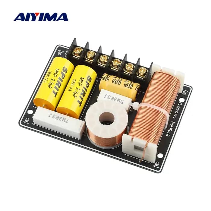 AIYIMA Tweeter Croisé Audio 2 Voies 150W + Haut-Parleur De Basse Filtre De Haut-Parleurs Indépendant