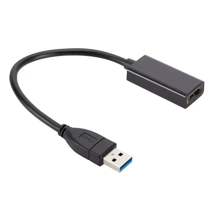 Convertisseur USB 3.0 vers HDMI, adaptateur multi-écrans, sortie vidéo externe pour PC Windows, ordi