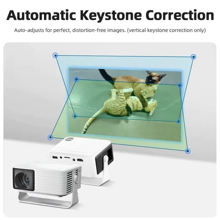 Mini projecteur 2026 Smart TV AUN Y3 rotatif pour cinéma maison