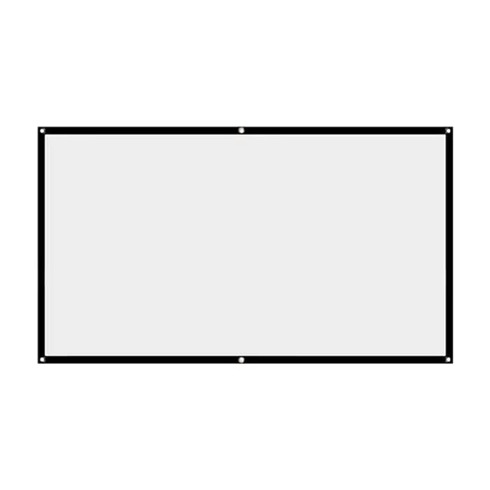 Écran de projection portable anti-lumière, rideau simple, écran de projection pour la maison et le b