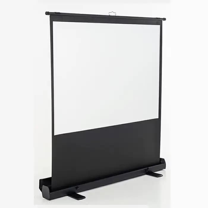 Écran de projection portable rétractable 60-120 pouces avec support