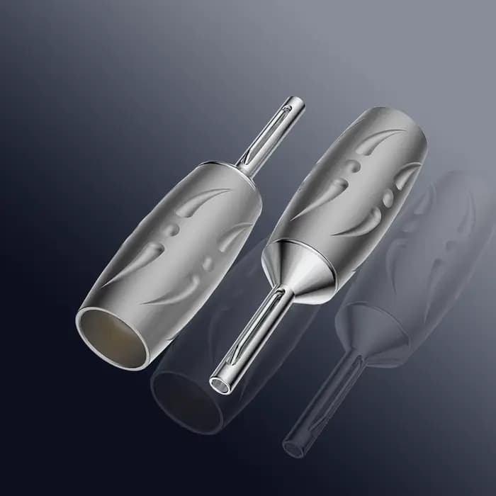 Viborg VB402R connecteur de haut-parleur banane plaqué Rhodium en cuivre pur Hifi