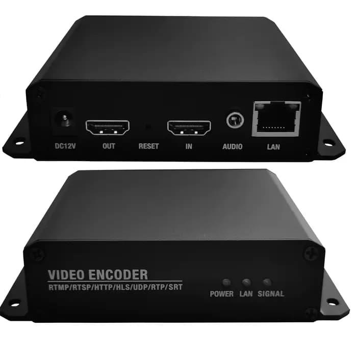 Encodeur vidéo HD en boucle HEVC H.265 H.264 pour diffusion en direct