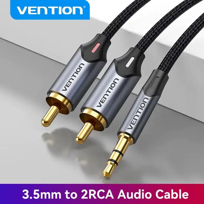 Vention RCA Cable 3.5mm à 2RCA Splitter RCA Jack 3.5
