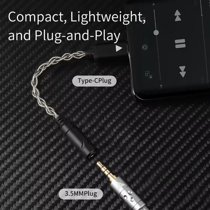 Adaptateur décodeur audio USB Type-C vers 3
