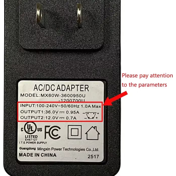 DITONG cordon d'alimentation pour projecteur 1m/3m adaptateur