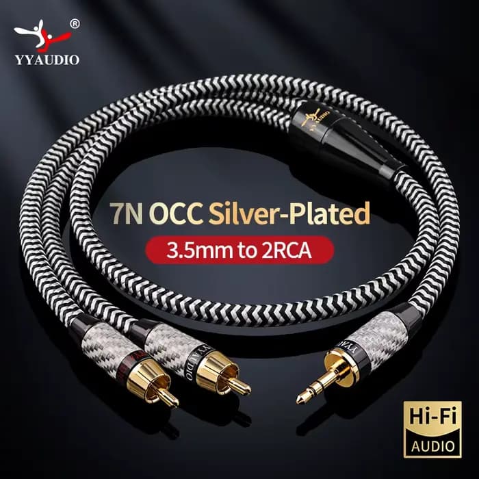 Câble Audio HIFI 3.5mm à 2Rca