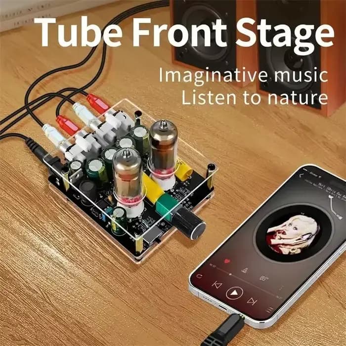 Préamplificateur à tubes 6K4 amélioré