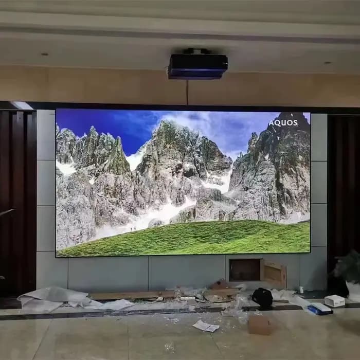 Écran de projection rejetant la lumière ambiante