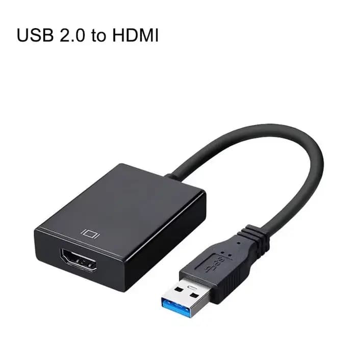 Adaptateur USB vers HDMI, HD 1080P, convertisseur compatible USB 3.0 vers HDMI, adaptateur USB exter