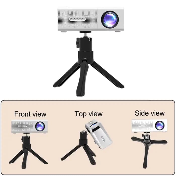 Mini projecteur intelligent prenant en charge la décodage 1080P 4K