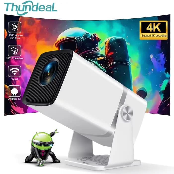 4K projecteur Full HD FHD TD80W Android WiFi 3D Home cinéma TD80