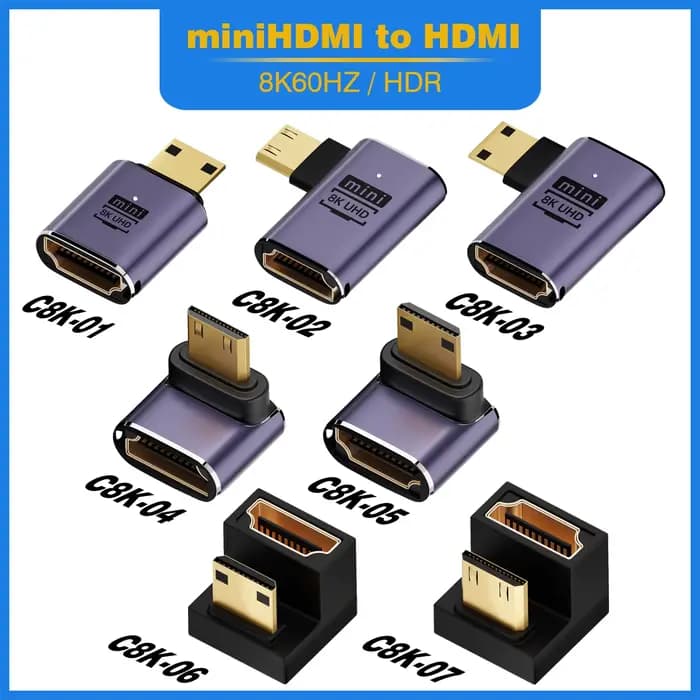 UGOURD HDMI2.1 câble adaptateur mini micro hdmi vers