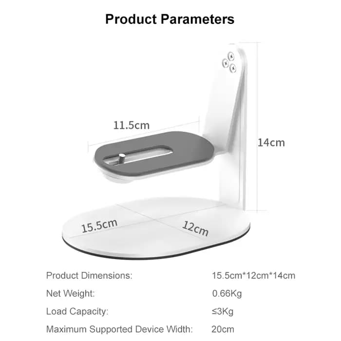 Support de projecteur Everycom avec cardan réglable à 360 degrés