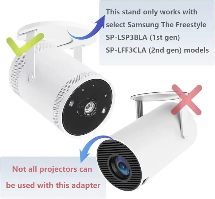 Support mural Freestyle pour projecteur Samsung Freestyle