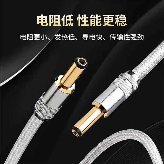 Cordon d'alimentation Hifi DC USB A C à 2.1x2.5