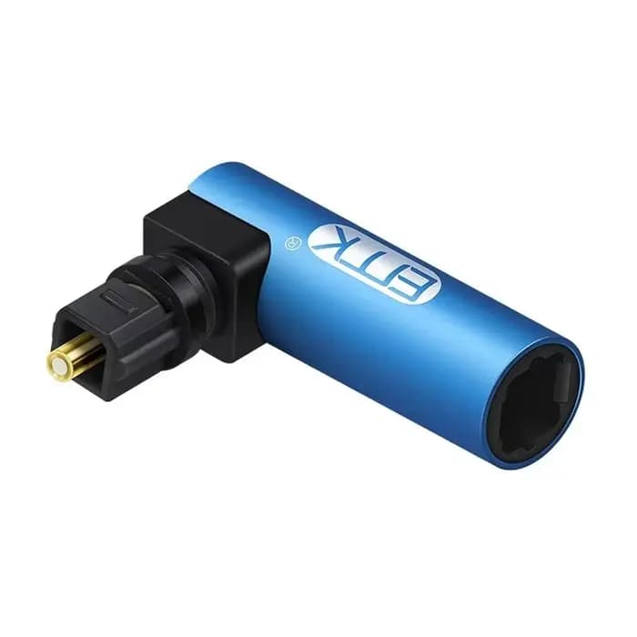 Câble Audio optique numérique EMK à Angle droit SPDIF Toslink, adaptateur optique à 90 degrés pour h