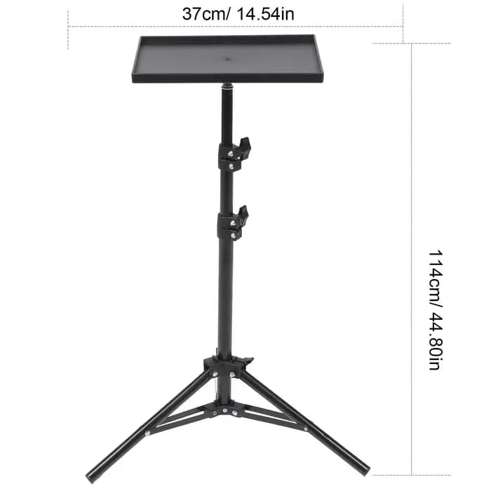 Support de projecteur pour ordinateur portable, avec hauteur réglable, trépied de 22 à 45 pouces pou