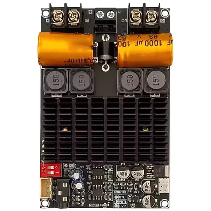 Module d'amplification audio de classe D haute puissance TPA3221 Stéréo 100W x 2, Mono en pont 200W, Carte d'amplificateur de puissance numérique de scène arrière pure