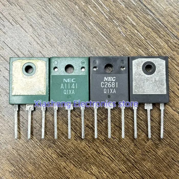 Nouveau Original 2 paires 2SA1141 A1141 + 2SC2681 C2681 TO-3P amplificateur Audio Transistor en Stoc