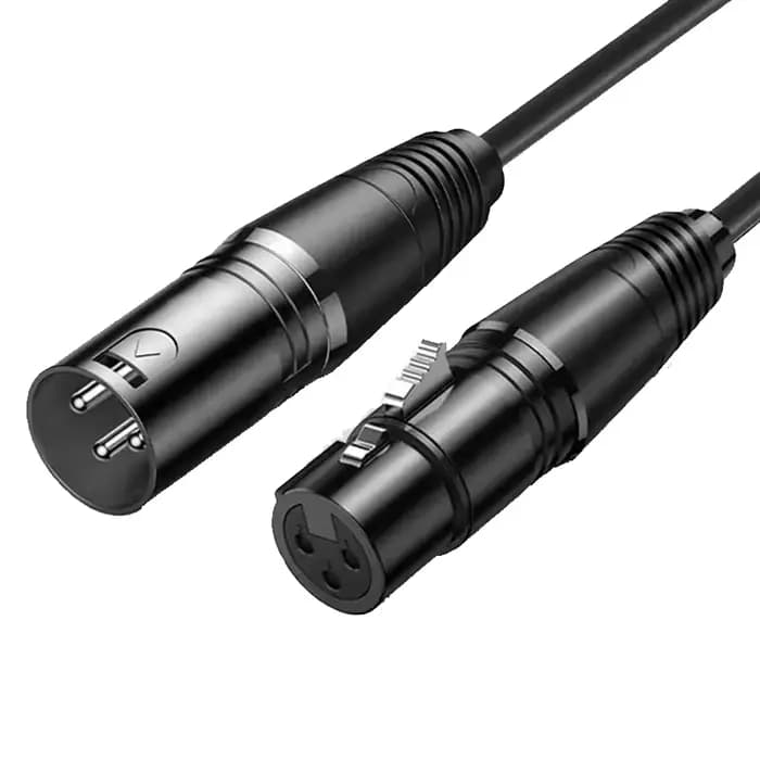Câble XLR ligne Audio 3 broches XLR mâle à femelle câble d'extension de Microphone pour mélangeurs a
