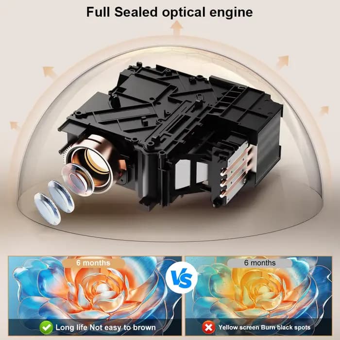 Projecteur Android ThundeaL TD95W Full HD 1080P WiFi 2K 4K