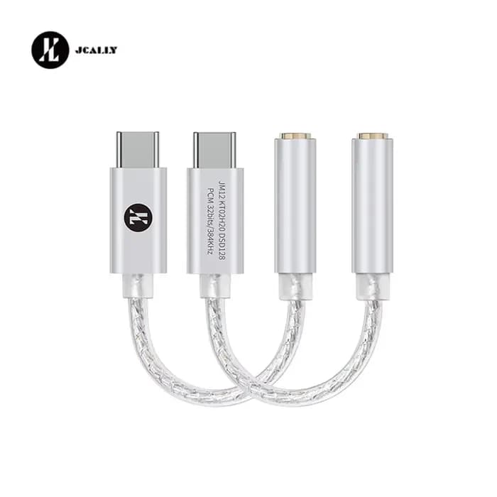 JCALLY JM12 adaptateur Audio numérique type-c à 3.5mm HIFI son DAC décodeur amplificateur de casque pour téléphone câble