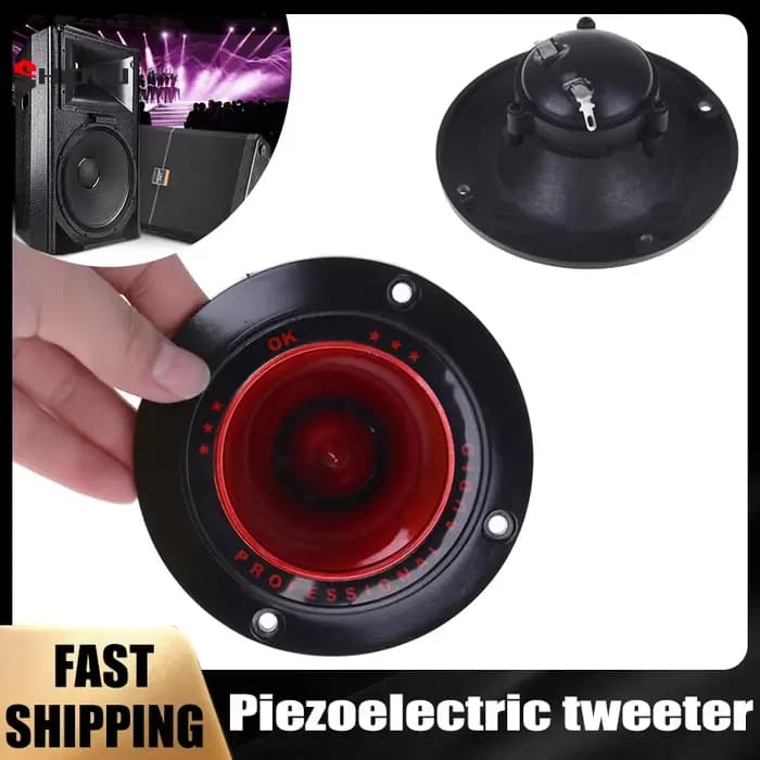 Tweeter piézoélectrique, haut-parleur Audio 98MM pour caisson de basses, son de scène, haut-parleur