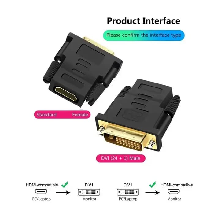 Convertisseur DVI vers HD pour connexion TV
