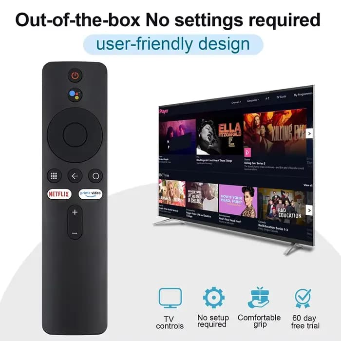 MRSVI XMRM-006 télécommande vocale Bluetooth pour MI Box 4K Xiaomi Smart TV 4X Android avec contrôle Assistant Google