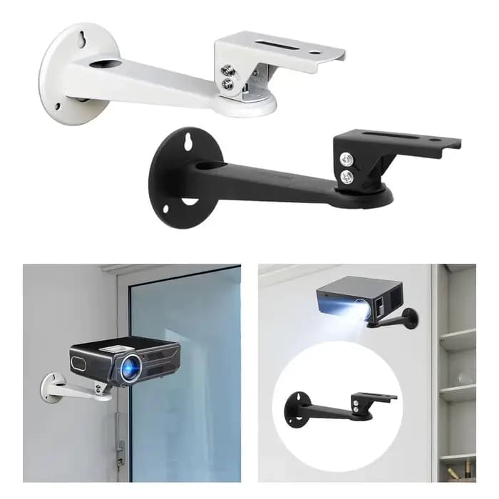 Support de projecteur 360 ° Support mural rotatif réglable en métal