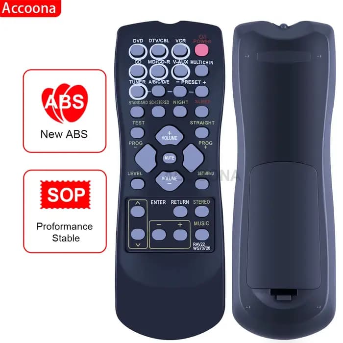 Télécommande pour récepteur AV de son Surround Yamaha RX-385 RX-395 RX-396 RX-596
