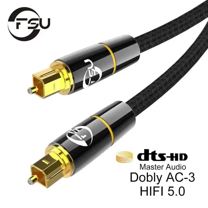 FSU HIFI 5.1 câble Audio optique numérique Toslink 1m 2m 3m 10m