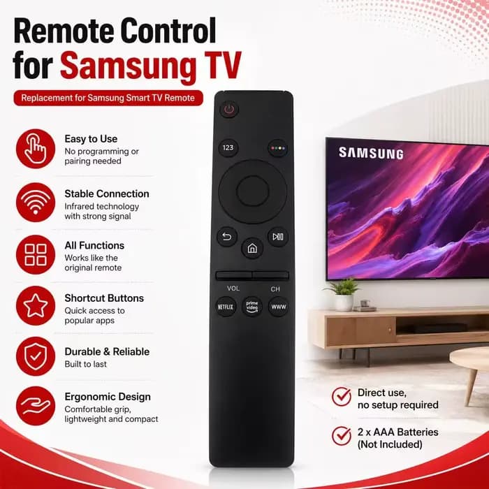 Télécommande de remplacement pour téléviseurs intelligents Samsung HD 4K BN59-01310A BN59-01312A pour tous