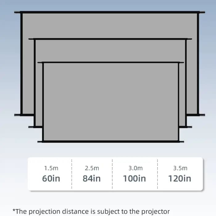 Écran de projection LEJIADA 100 pouces