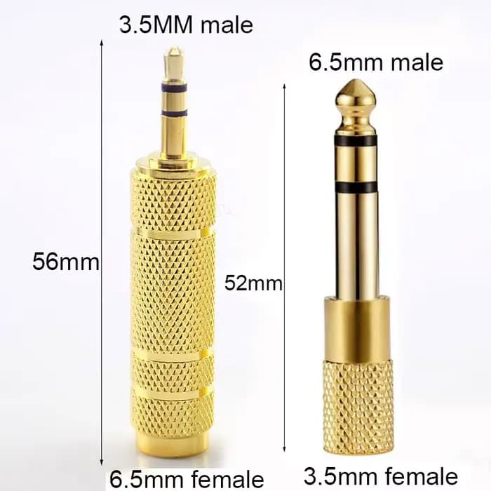 Adaptateur audio 6, 5 mm mâle vers 3
