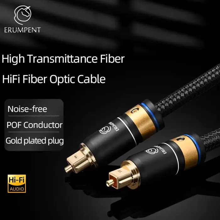 ERUMPENT câble Audio optique numérique HiFi conducteur POF