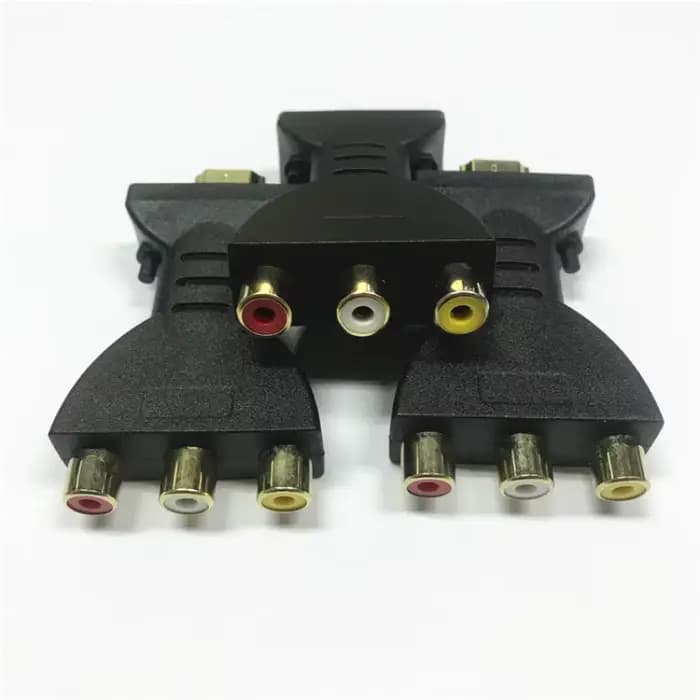 Adaptateur Composite pour boîtier TV HD HD 1080P RCA AV vers HDMI