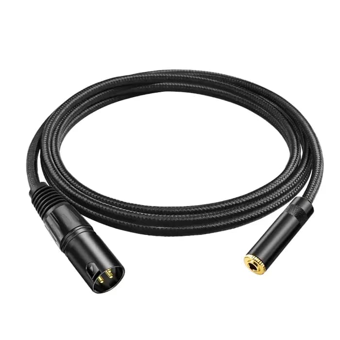Câble audio XLR 3,5 mm, XLR femelle vers Jack Aux, cordon micro pour microphone, enceintes, amplific
