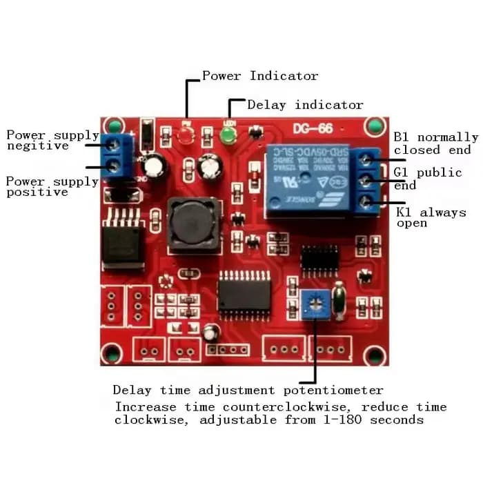 Taidacent 24V Audio Signal Input Trigger Relay Sound Sensor Delay