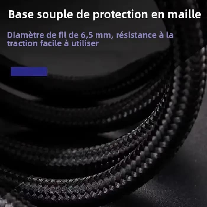 Câble Audio 3.5mm à 2RCA HiFi stéréo AUX RCA Jack 3.5 Y séparateur pour amplificateurs