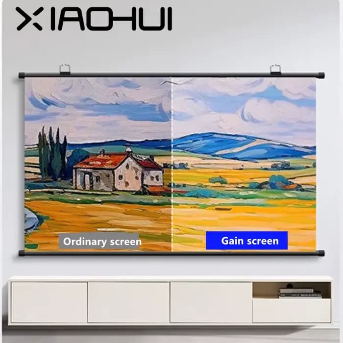 Écran de projection XIAOHUI 92 pouces 16:9