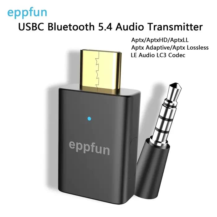 Eppfun AK3040ProMax LE Audio USB C Bluetooth 6.0 Émetteur