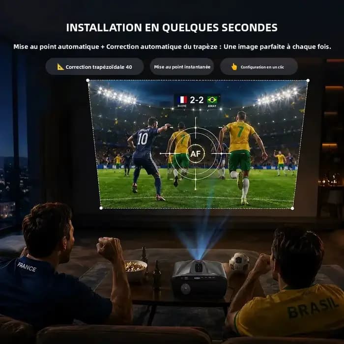 A9T Projecteur 4K Home Cinéma