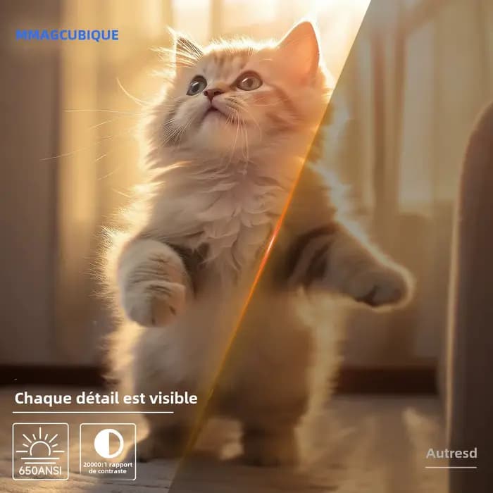 Magcubic – projecteur natif 1080P 650ANSI 8K Android14 L018