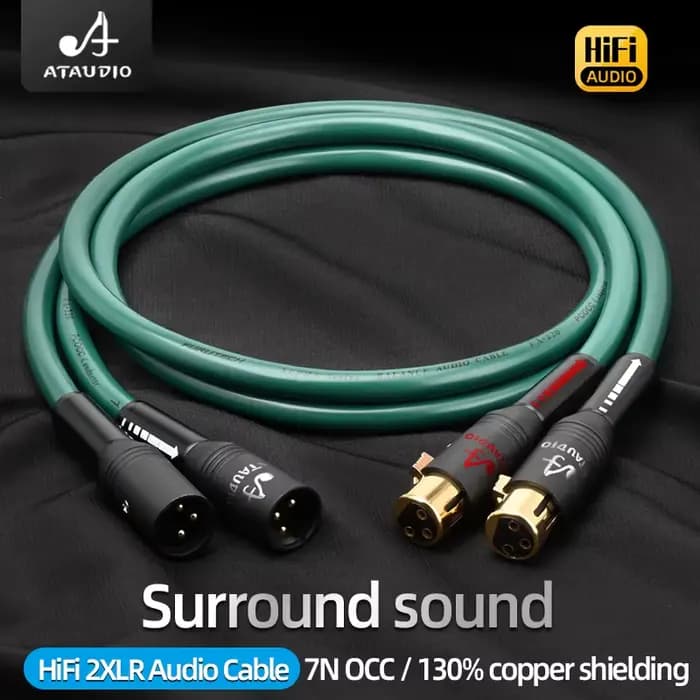 Câble XLR HiFi de haute qualité pour amplificateur