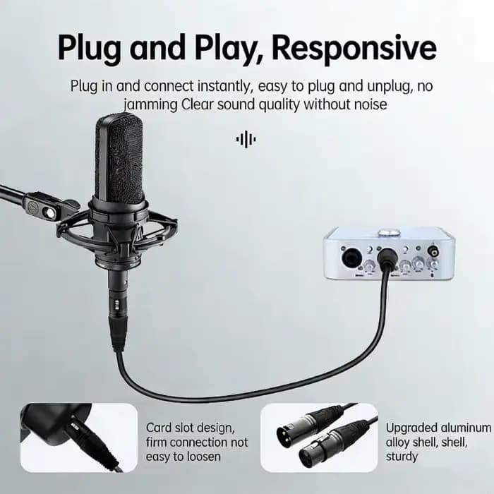 Câble d'extension XLR mâle à femelle